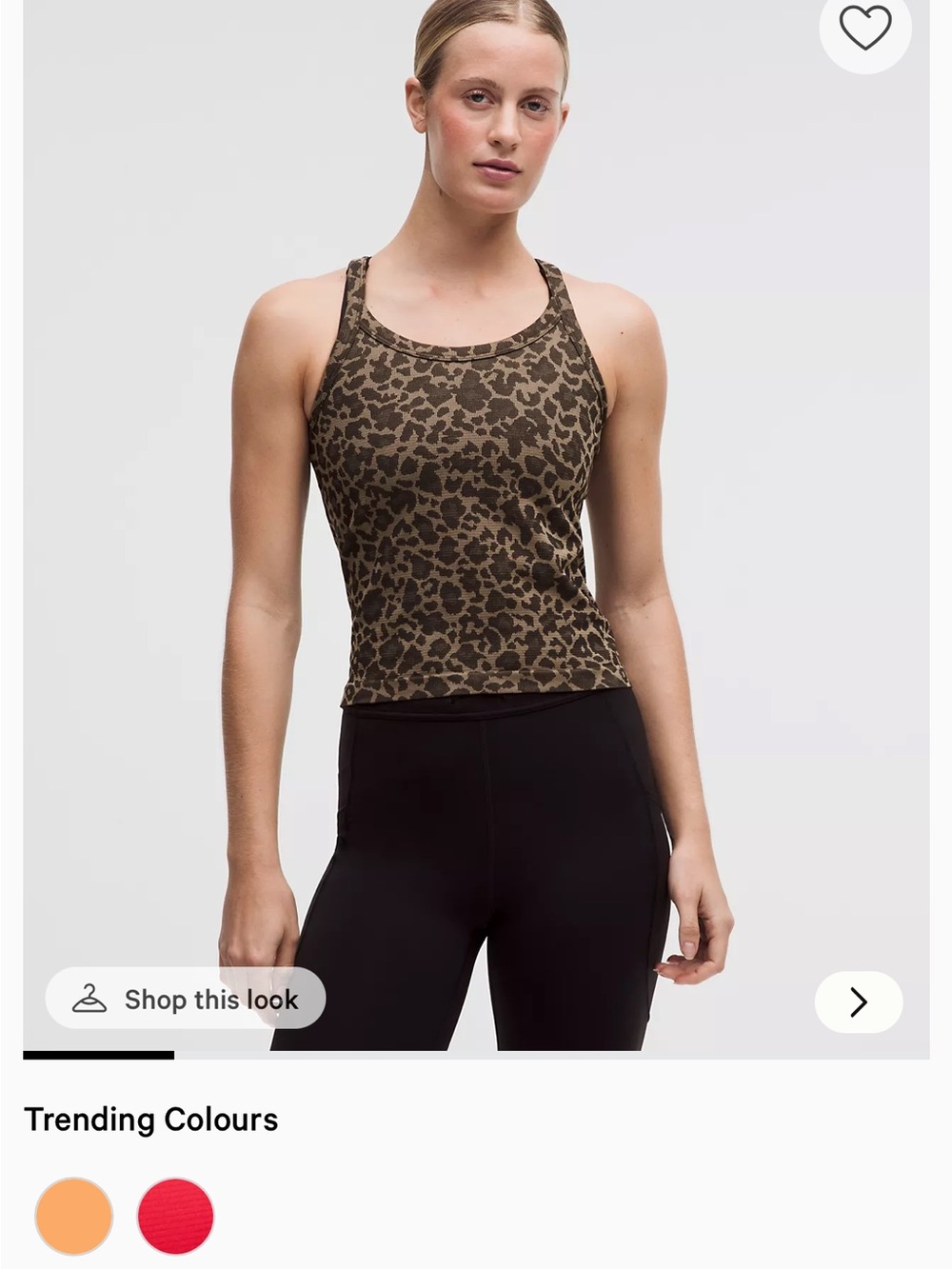 Lululemon Swiftly Cami size 6 New